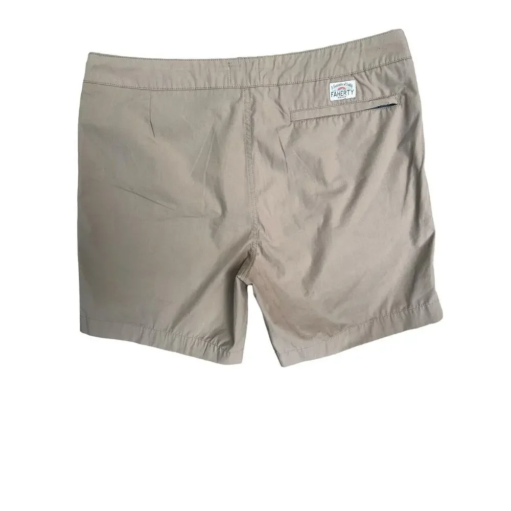 Faherty All‎ Day Chino Shorts 9 Inch Stretch Comfort Casual, Size 35